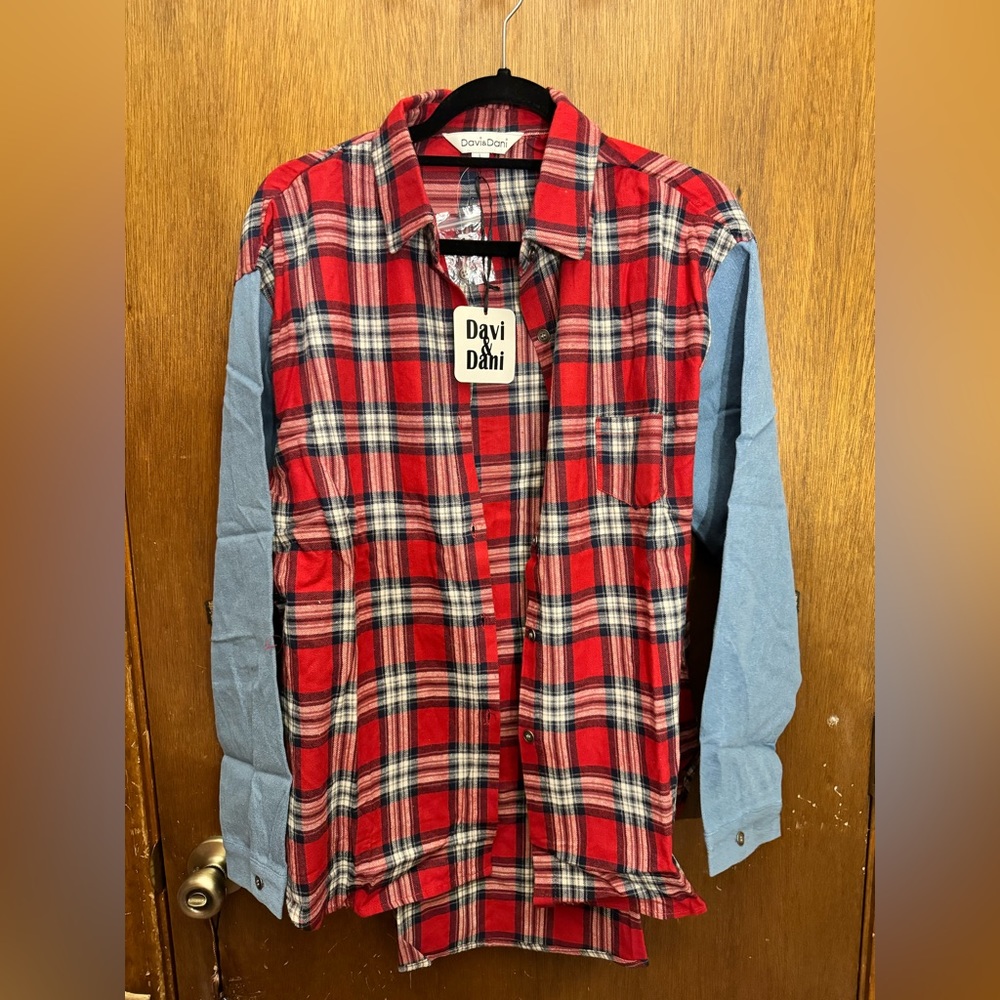 Flannel button down